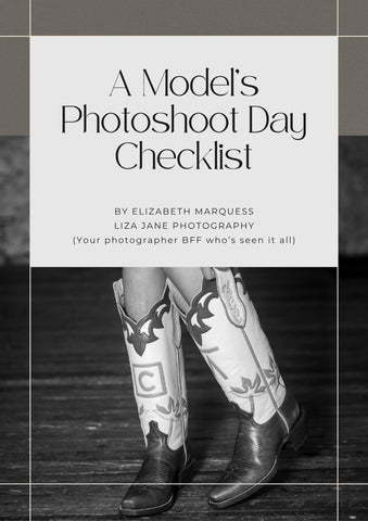 Model's Photoshoot Day Checklist