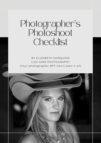 Photographer's Shoot Day Checklist